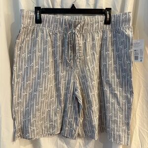 NWT Jockey Better Basics Pajama Shorts Size 1X Bow Pattern